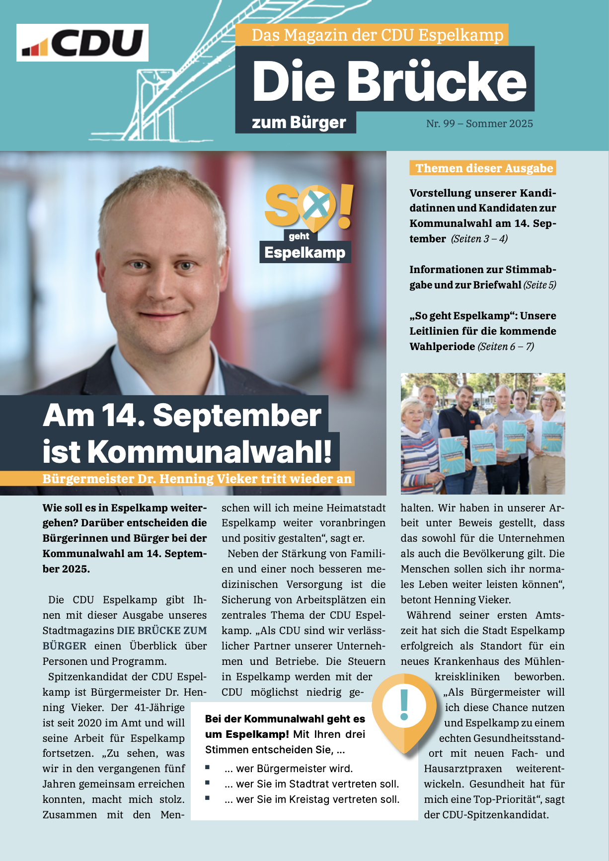 Immer gut informiert. Mit unserem Stadtmagazin.
